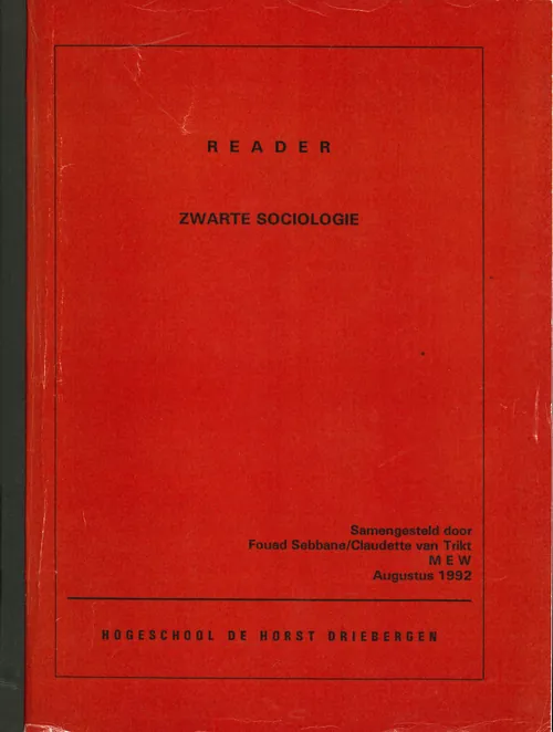 Reader Zwarte Sociologie